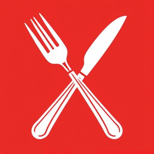Icono de tenedor y cuchillo cruzados
